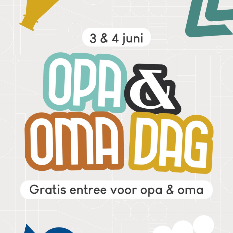 3 en 4 juni is het Opa & Oma dag 